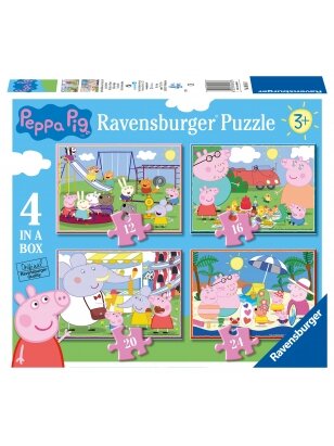 RAVENSBURGER dėlionė Peppa Pig 12/16/20/24d., 06958