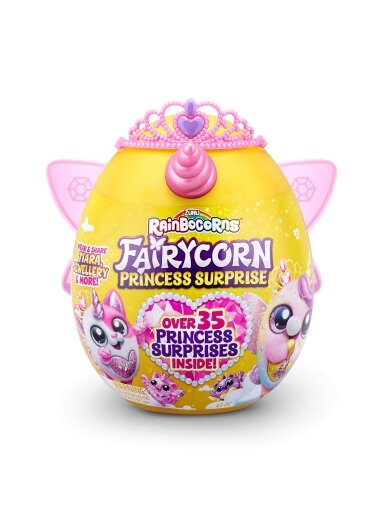 RAINBOCORNS pliušinis žaislas su aksesuarais Fairycorn Princess, 6 serija, 9281 10