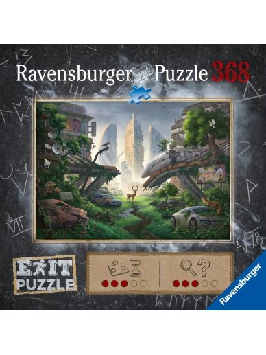 RAVENSBURGER dėlionė EXIT: Desolated City, 368d., 17121