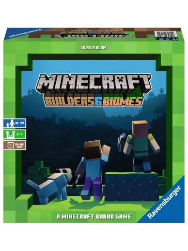 RAVENSBURGER stalo žaidimas Minecraft Builders & Biomes (LT, LV, EE), 27088