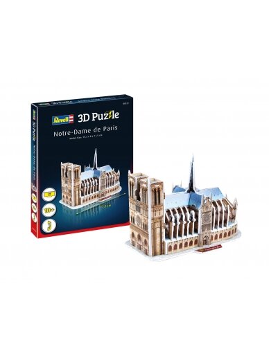 REVELL 3D dėlionė Notre Dame de Paris, 39d., 00121