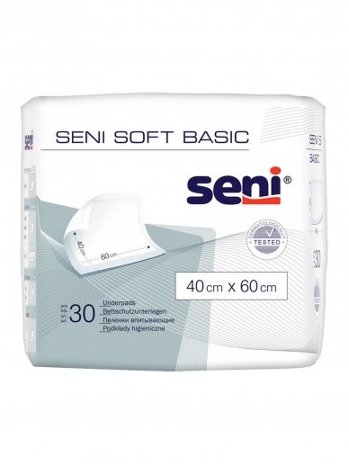 Seni Soft Basic paklotai 40x60 1vnt.