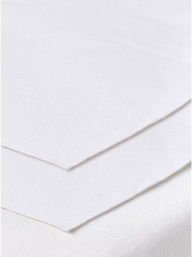 WATERPROOF SHEET PROTECTOR JUNIORBED 2-PACK - WHITE - 75X100CM 1