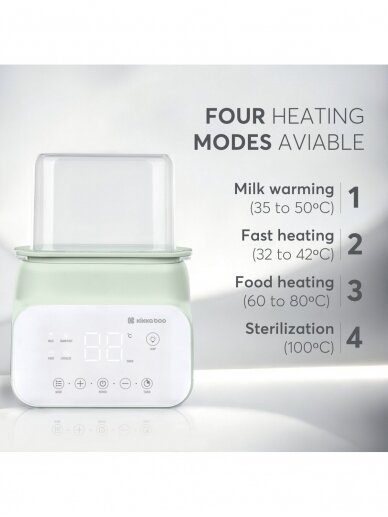 Double bottle warmer 4in1 Handy Mint, Kikkaboo 4