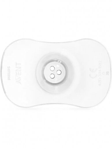 Silicone nipple shields 21mm M size, Avent 1