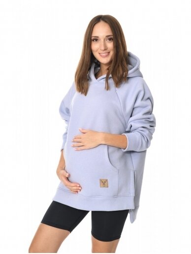 Maternity sweatshirt 2in1 Stella Light Blue, Mija