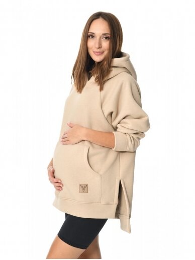 Maternity sweatshirt 2in1 Stella Beige, Mija 4