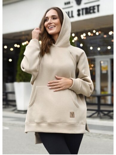 Maternity sweatshirt 2in1 Stella Beige, Mija 5