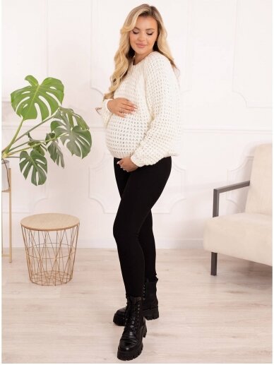 Warm maternity leggings, by ForMommy (black), Maternity clothes