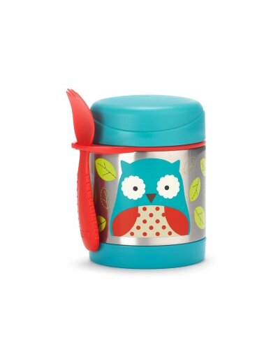 SKIP HOP maisto indelis ZOO, owl, 36 mėn+, 325 ml, 252375