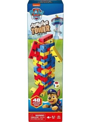 SPINMASTER GAMES žaidimas Jumbling Tower Paw Patrol, 6066828