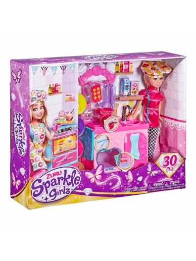 SPARKLE GIRLZ 27cm lėlė su kepimo rinkiniu, 100183