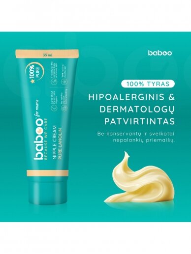 Baboo® lanolino spenelių kremas, 35 ml 2