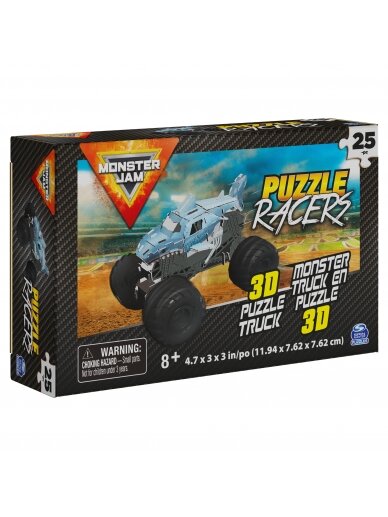 SPINMASTER GAMES 3D dėlionė Monster Jam, asort., 6064170 4