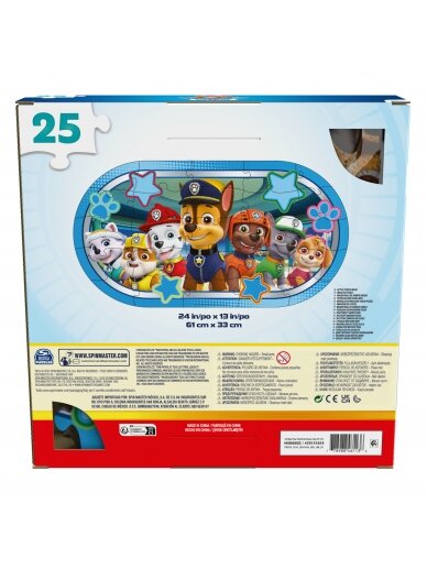 SPINMASTER GAMES dėlionė Paw Patrol, 25d., 6066802 5