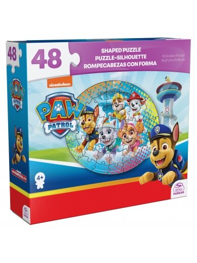 SPINMASTER GAMES dėlionė Paw Patrol Shape, 6067570