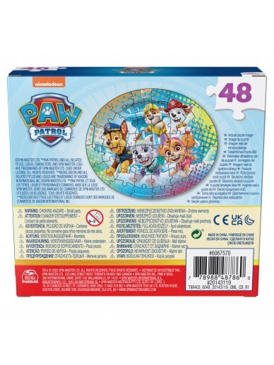 SPINMASTER GAMES dėlionė Paw Patrol Shape, 6067570 3