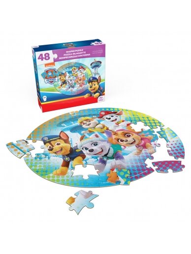 SPINMASTER GAMES dėlionė Paw Patrol Shape, 6067570