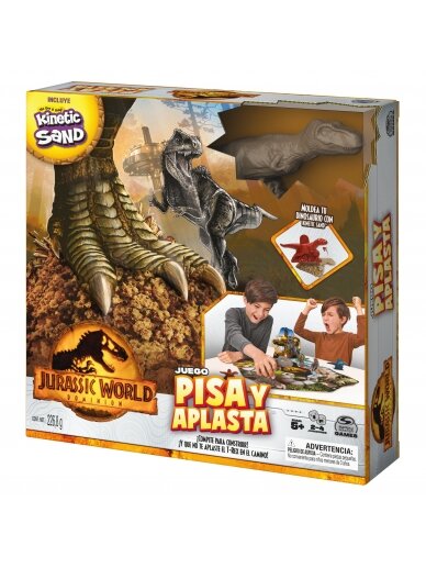 SPINMASTER GAMES stalo žaidimas Jurassic World T-Rex Stomp n Smash, 6060737 7