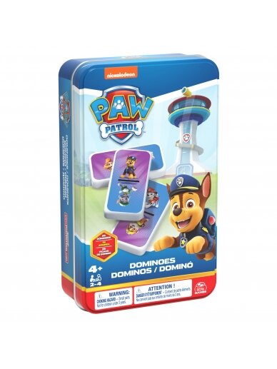 SPINMASTER GAMES žaidimas Dominoes Paw Patrol, 6067468 1