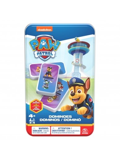 SPINMASTER GAMES žaidimas Dominoes Paw Patrol, 6067468 2