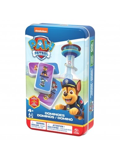 SPINMASTER GAMES žaidimas Dominoes Paw Patrol, 6067468 3