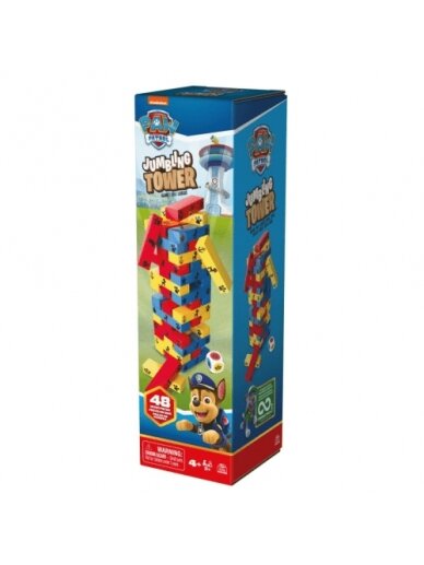 SPINMASTER GAMES žaidimas Jumbling Tower Paw Patrol, 6066828 1