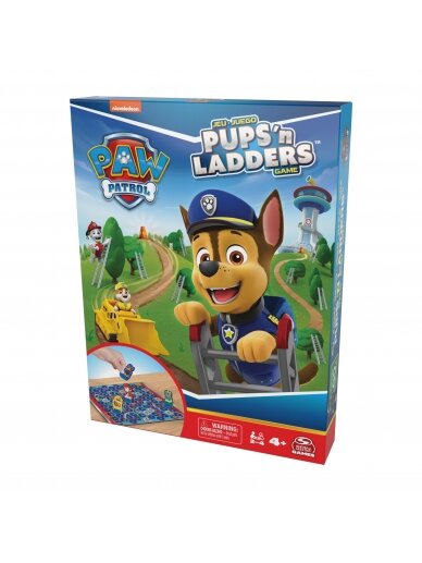 SPINMASTER GAMES žaidimas Pups N Ladders Paw Patrol, 6068131 2