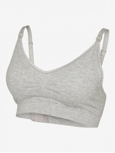 Nursing Bra MLMILU, Mama;licious Light grey melnage 3