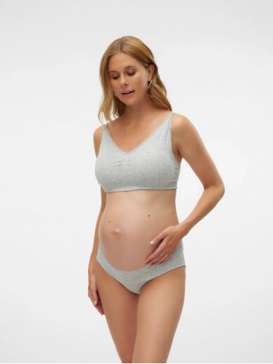 Nursing Bra MLMILU, Mama;licious Light grey melnage 5