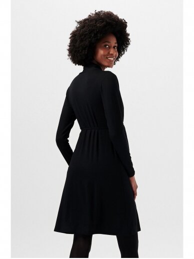 Dress with long sleeves for pregnant and nursing, Black Ink, ESPRIT 5