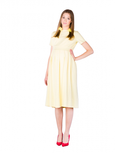 Maternity dress Athena, Bebeliend (yellow)