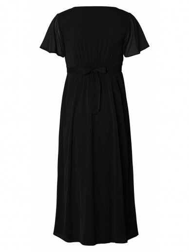 Dress for pregnant and nursing Amelie Maxi, Noppies Burlwood (Black) 1