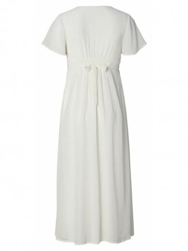 Dress for pregnant and nursing Amelie Maxi, Noppies Burlwood (Cream) 3