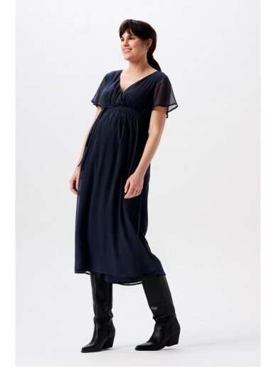 Dress for pregnant and nursing Amelie Maxi, Noppies Night blue 5