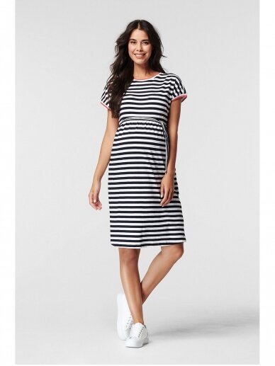 Striped dress, Esprit (white / blue) 1