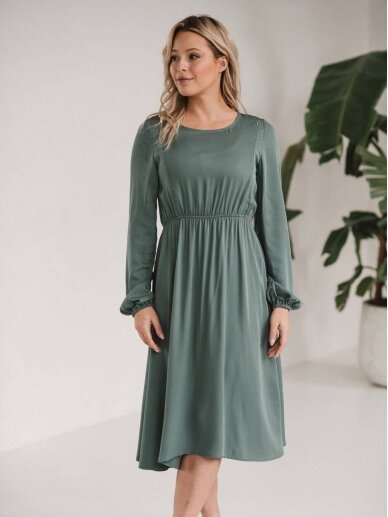 Dress for pregnant and nursing, Lovely, ForMommy (green) 6