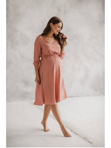 Dress for pregnant and nursing, Lovely, ForMommy (Rose) 4