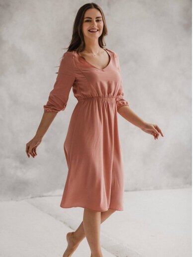 Dress for pregnant and nursing, Lovely, ForMommy (Rose)