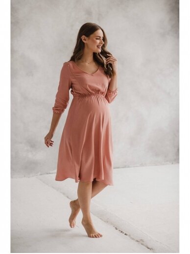 Dress for pregnant and nursing, Lovely, ForMommy (Rose) 8