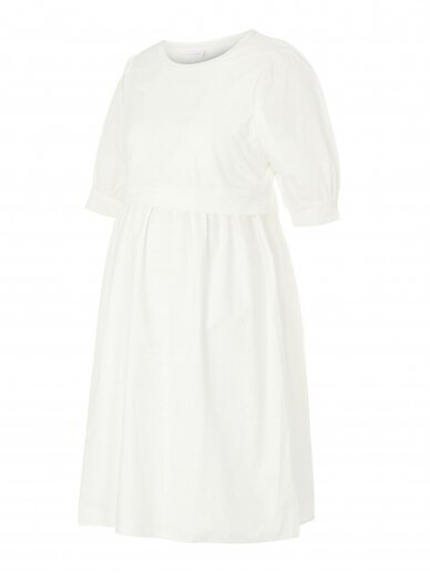 Maternity and nursing dress, Mama;licious (white)