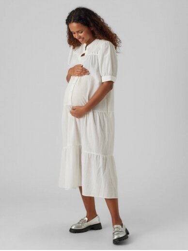 Maternity dress, VMMMILAN by Vero Moda (white) 3