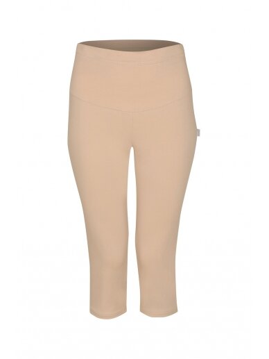 Maternity leggings 3/4 Branco (beige)