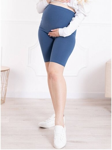 Tamprės - šortai nėščioms Bike, ForMommy (mėlyna) 3