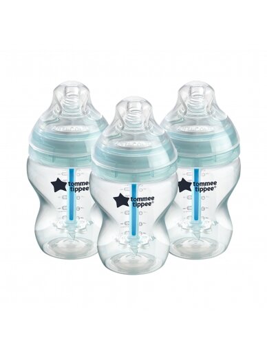 TOMMEE TIPPE buteliukas ADVANCED ANTI-COLIC, 260 ml, 3 vnt., 422746 1