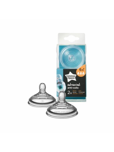 TOMMEE TIPPEE antikolinis žindukas, greitas, 2 vnt., 42122452