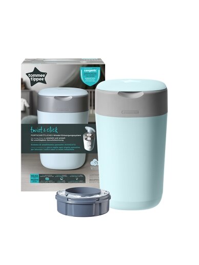 TOMMEE TIPPEE konteineris sauskelnėms Sangenic Twist&Click, žydras, 85100302