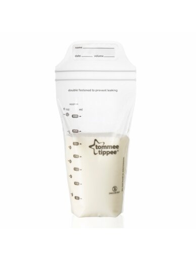 TOMMEE TIPPEE maišeliai pienui laikyti, 36 vnt., 42302241