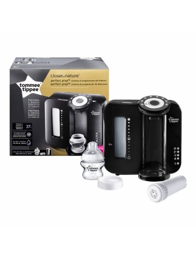 TOMMEE TIPPEE pieno mišinukų paruošimo aparatas PERFECT PREP, juodas, 423726