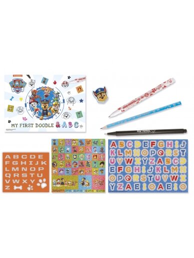 TOTUM PAW PATROL kūrybinis rinkinys First Doodle & ABC, 722071 3